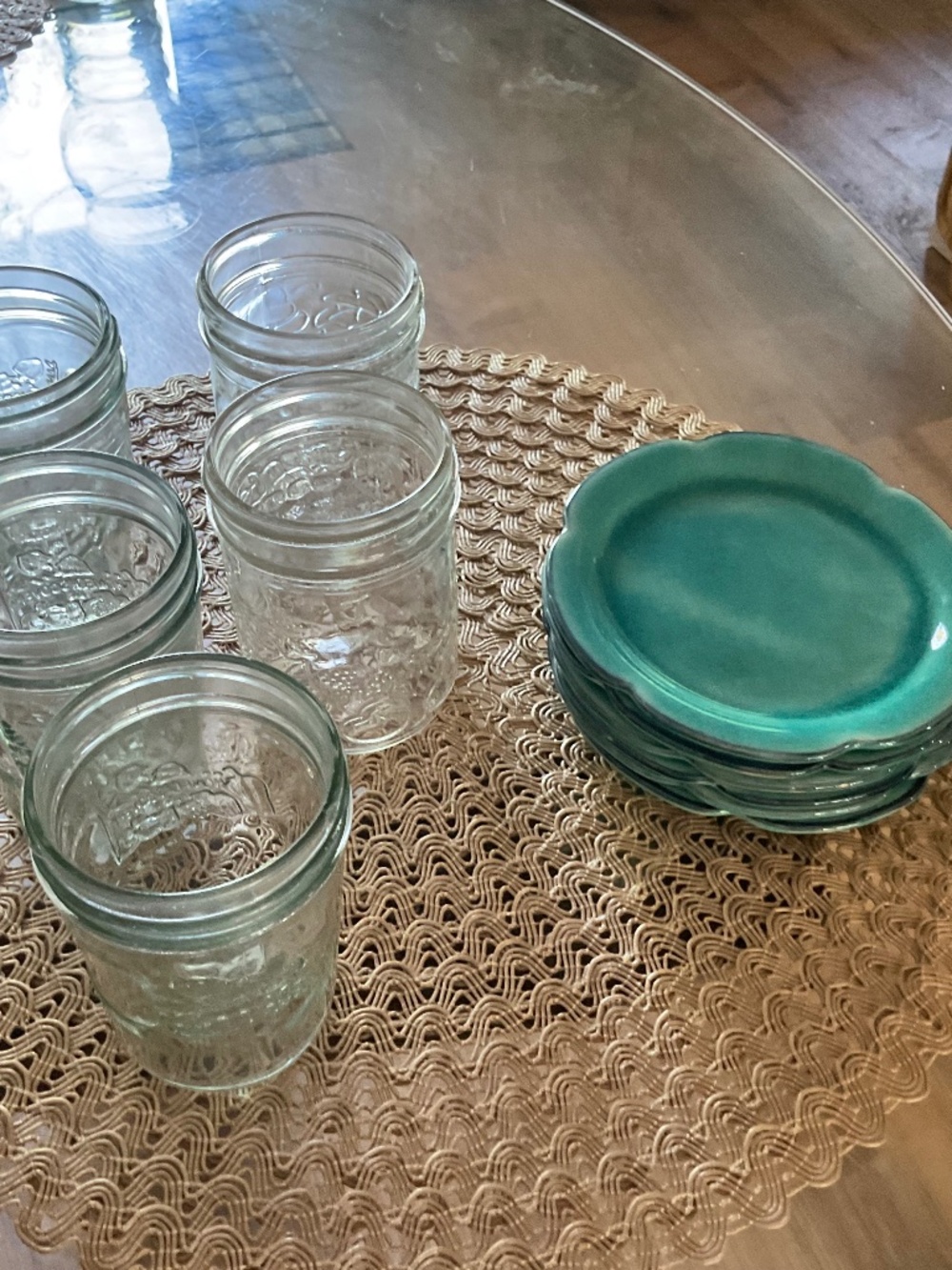 Summer homemade jam set